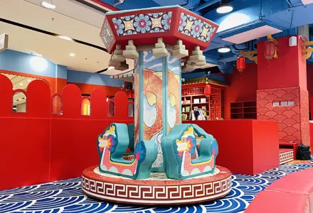 Drachen-Karussell im chinesischen Stil