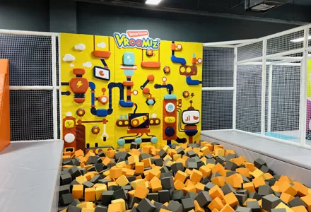 Roboter-Kletterwand