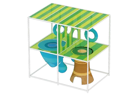 Quadratischer Regenbogenbaum